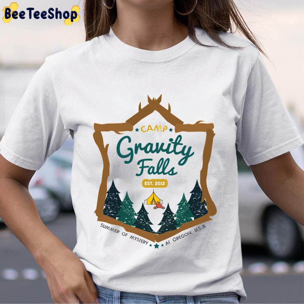 Camp Gravity Falls Est 2012 Summer Of Mystery Unisex T-Shirt