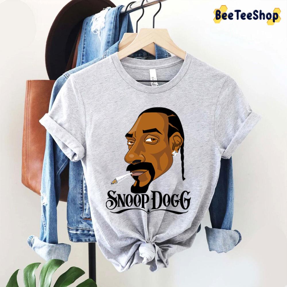 Cartoon Smoking Snoop Dogg Rapper Unisex T-Shirt