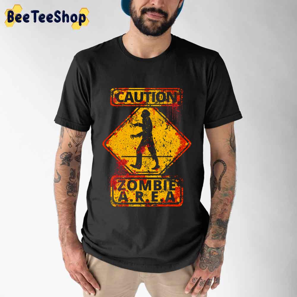 Caution Zombie Area Dying Light Unisex T-Shirt