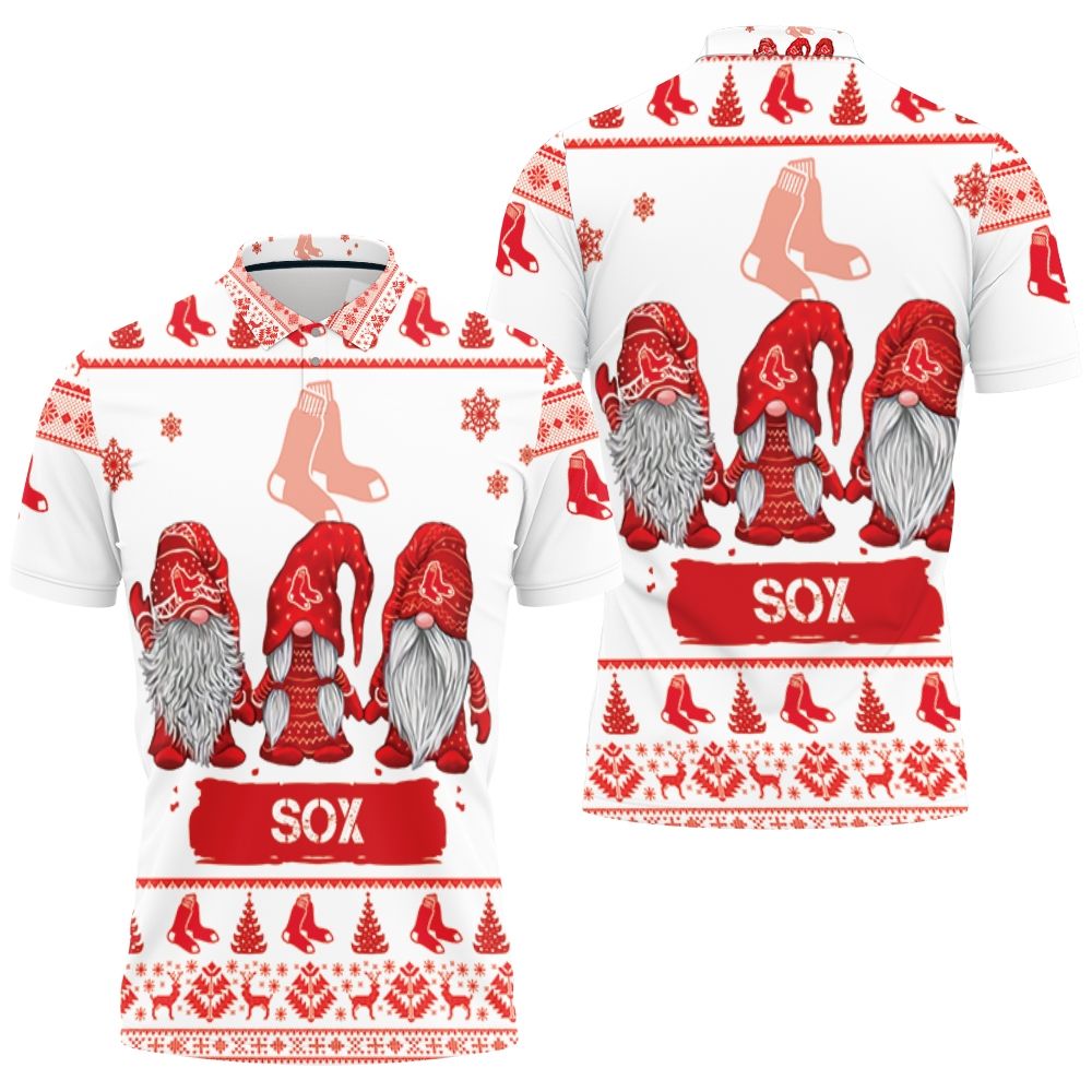 Christmas Gnomes Boston Red Soxugly Sweatshirt Christmas 3d Polo Shirt All Over Print Shirt 3d T-shirt