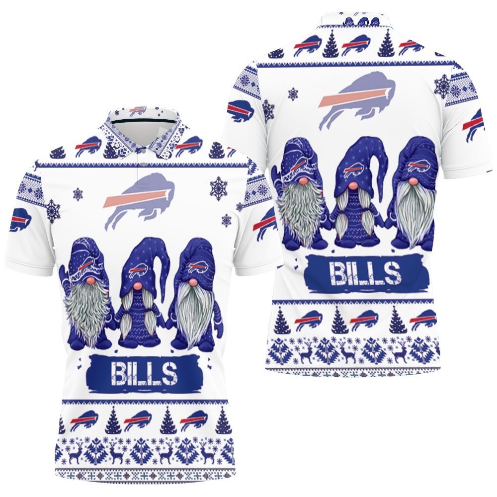 Christmas Gnomes Buffalo Bills Ugly Sweatshirt Christmas 3d Polo Shirt All Over Print Shirt 3d T-shirt