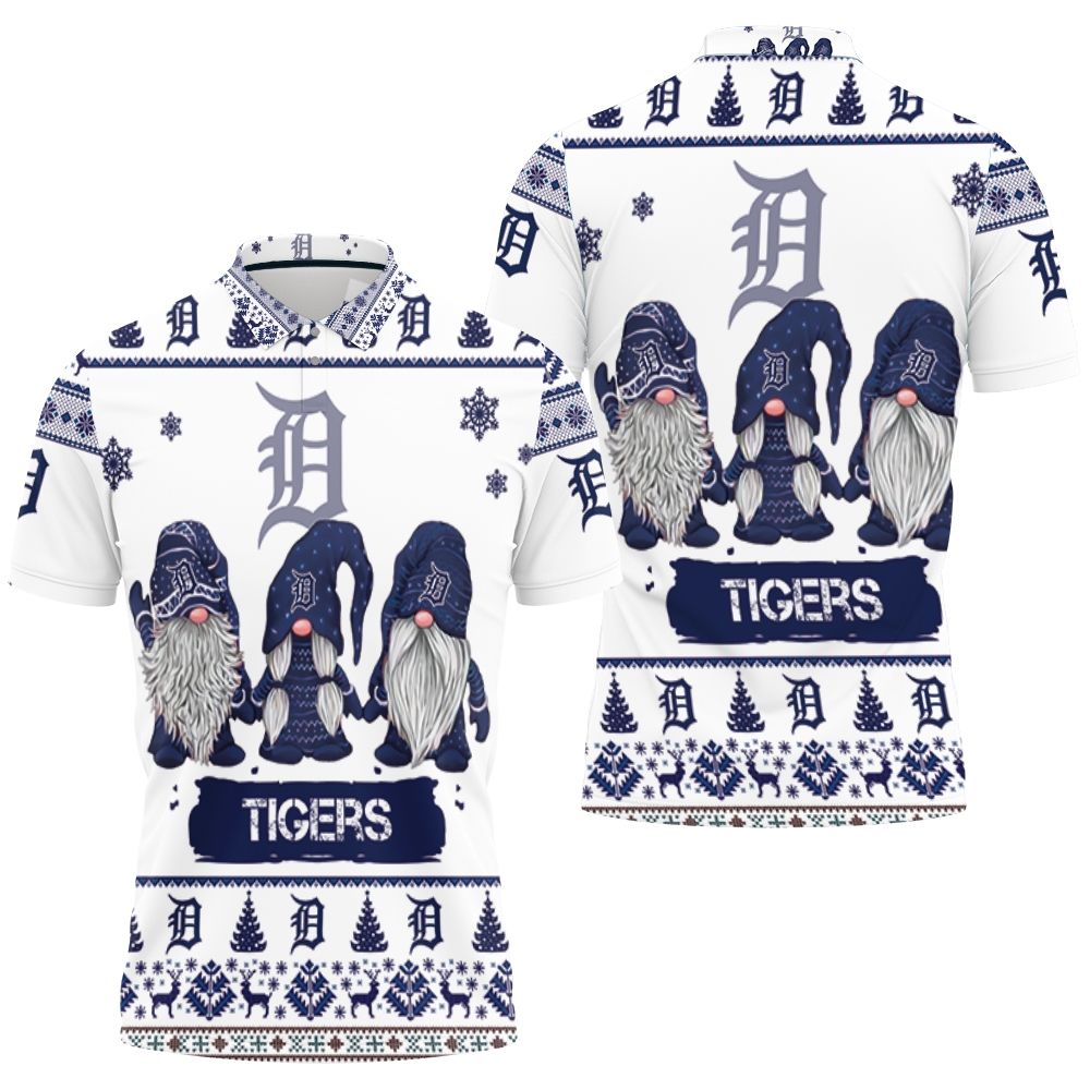 Christmas Gnomes Detroit Tigers Ugly Sweatshirt Christmas 3d Polo Shirt All Over Print Shirt 3d T-shirt