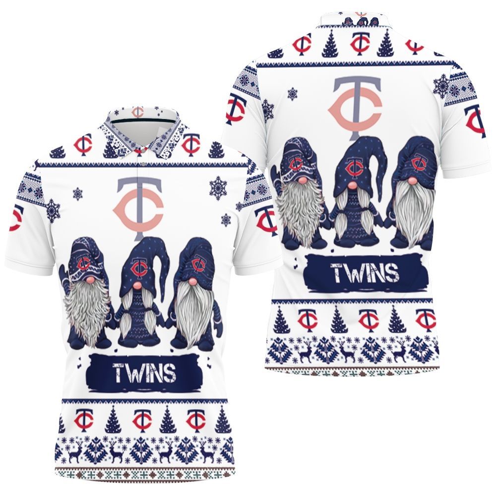 Christmas Gnomes Minnesota Twins Ugly Sweatshirt Christmas 3d Polo Shirt All Over Print Shirt 3d T-shirt