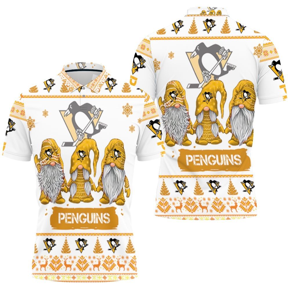 Christmas Gnomes Pittsburgh Penguins Ugly Sweatshirt Christmas 3d Polo Shirt All Over Print Shirt 3d T-shirt