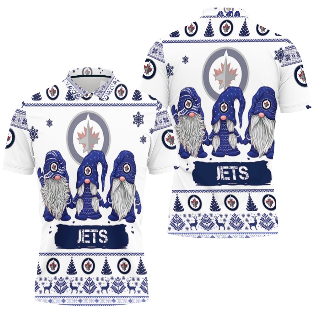 Christmas Gnomes Winnipeg Jets Ugly Sweatshirt Christmas 3d Polo Shirt All Over Print Shirt 3d T-shirt