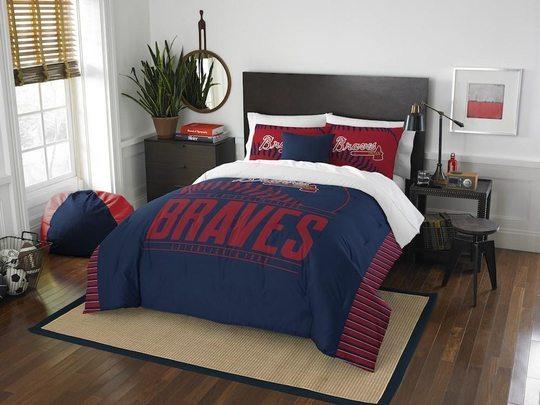 Classic Design Atlanta Braves Bedding Set