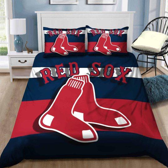 Classic Design Boston Red Sox Bedding Set