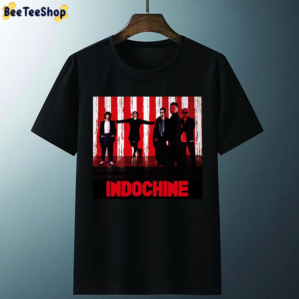 Classic Red Black Style Indochine Unisex T-Shirt