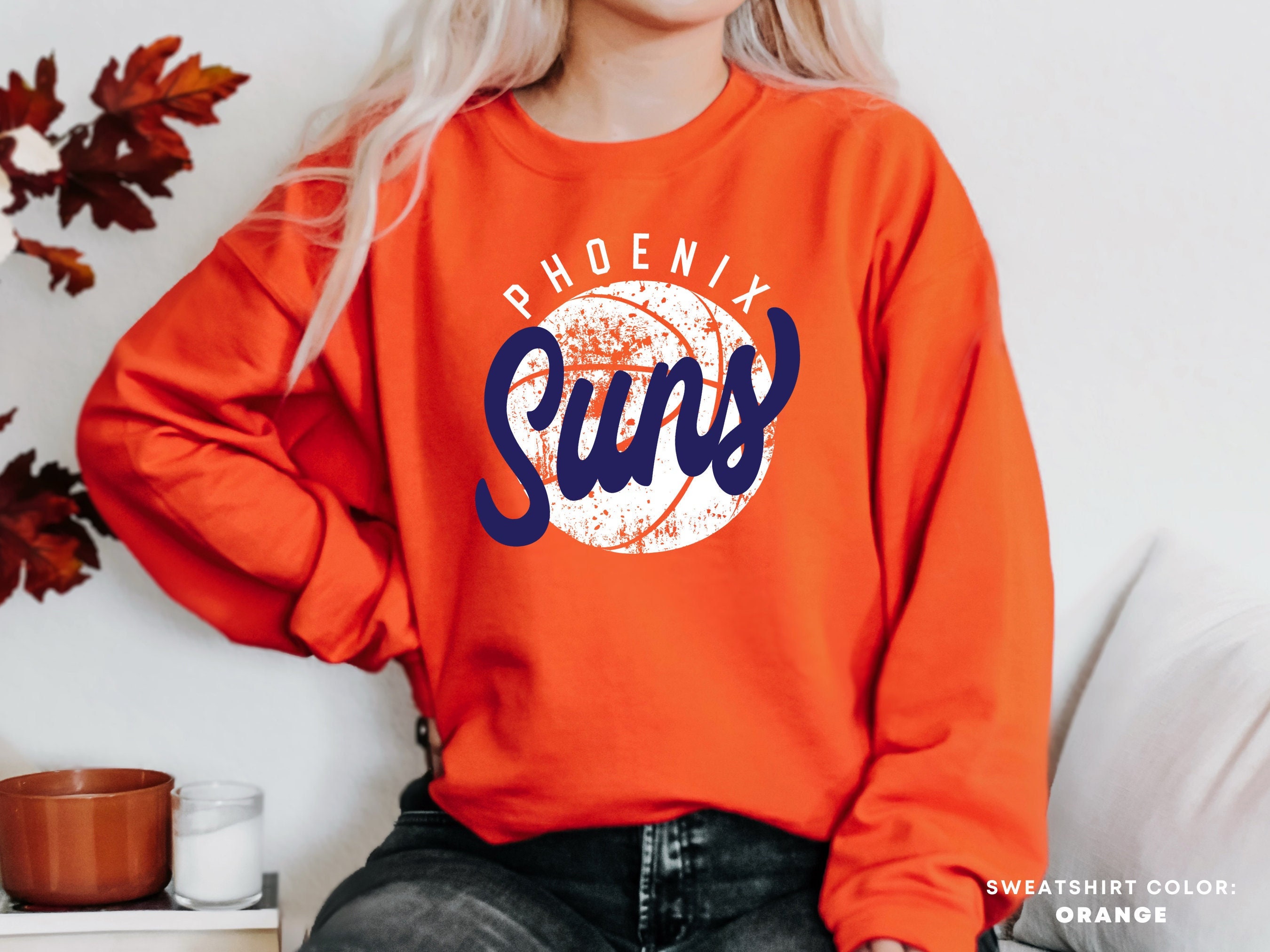 Classic Style Phoenix Suns Crewneck White Unisex T-Shirt