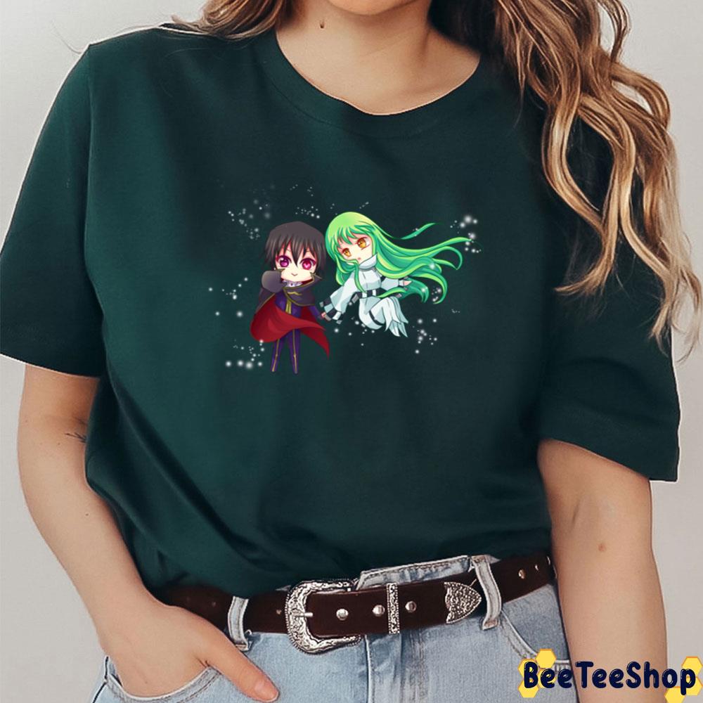 Cute Chibi Code Geass Anime Unisex T-Shirt - Beeteeshop