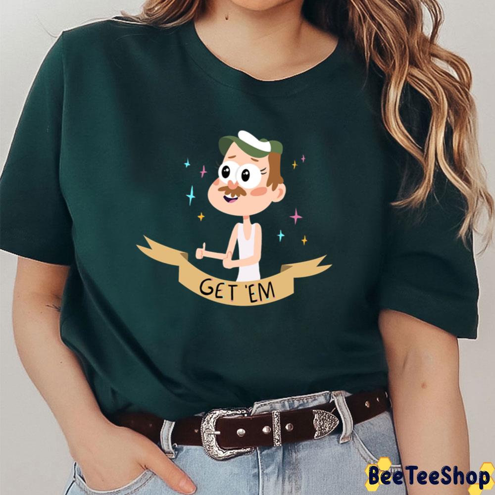 Cutu Cartoon Style Get Em Unisex T-Shirt