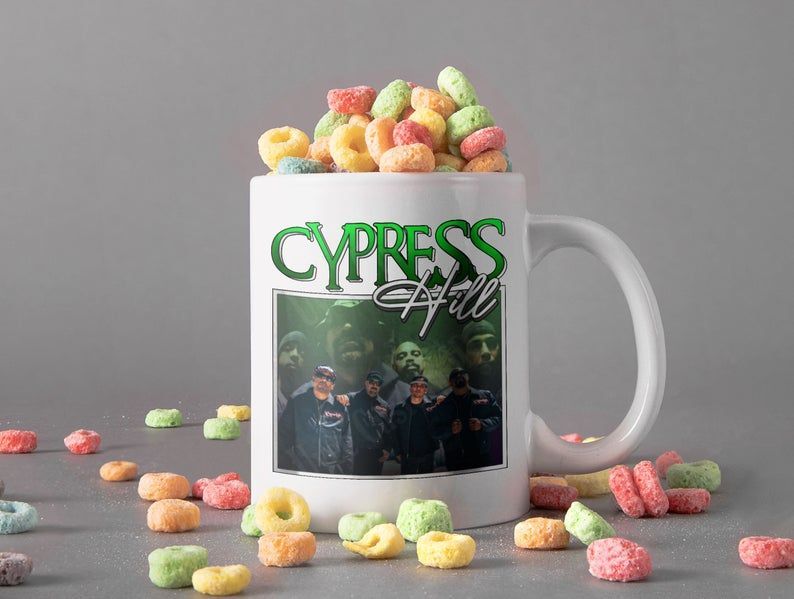 Cypress Hill Hip Hop Group Mug West Coast Mug 1990s Hip Hop Mug Retro Vintage Mug Premium Sublime Ceramic Coffee Mug White