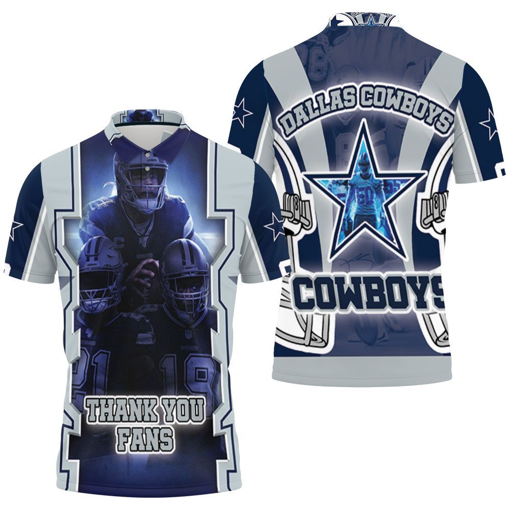 Dallas Cowboy Thank You Fans Nfc East Division Super Bowl 2021 Polo Shirt All Over Print Shirt 3d T-shirt