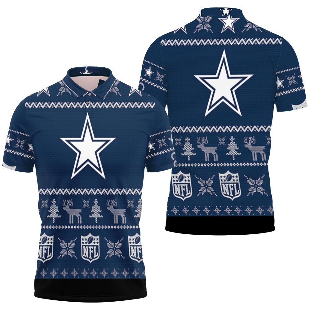 Dallas Cowboysnfl Ugly Sweatshirt Christmas 3d Polo Shirt All Over Print Shirt 3d T-shirt