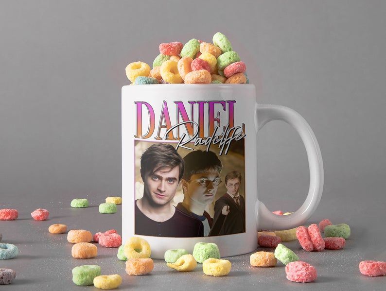 Daniel Radcliffe Mug Daniel Jacob Radcliffe Mug Harry Potter Lover Gift Harry Potter Premium Sublime Ceramic Coffee Mug White