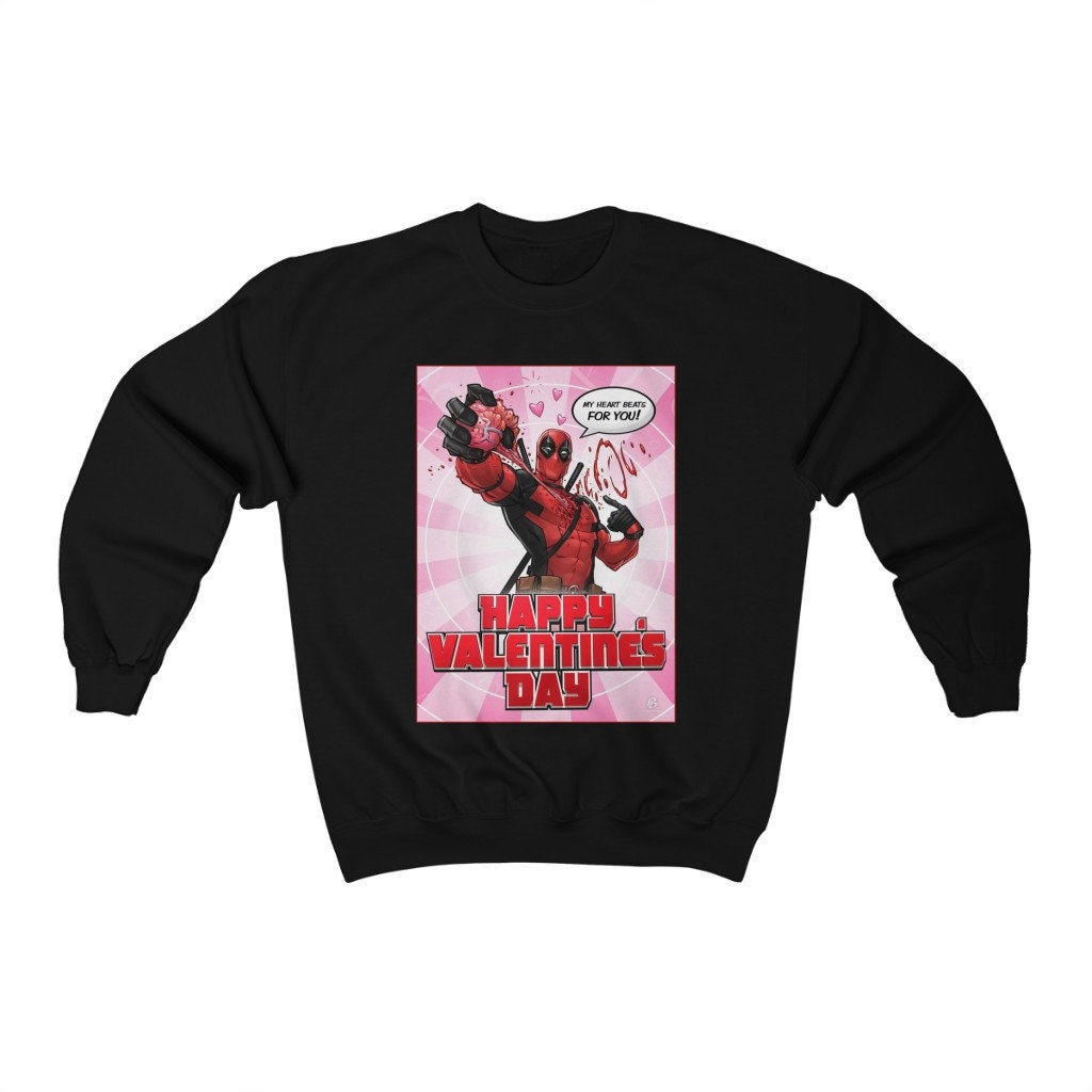 Deadpool’s Heart Beats For You Happy Valentines Day Unisex T-Shirt