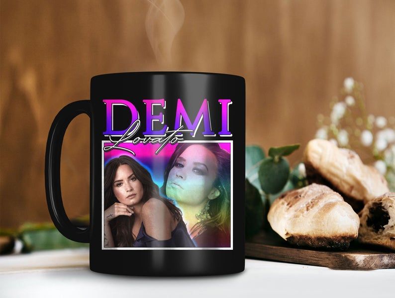 Demi Lovato Mug Barney And Friends Tv Series Mug Retro Vintage Mug Premium Sublime Ceramic Coffee Mug Black