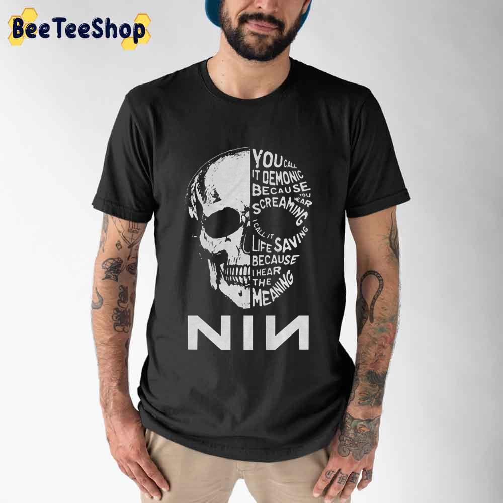 Demonic Nine Skull Nin Unisex T-Shirt