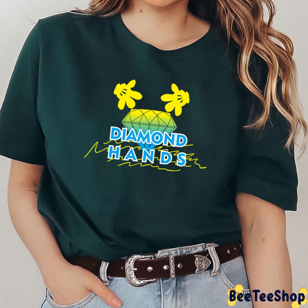 Diamond Hands Game Stonk Mickey’s Hand Unisex T-Shirt