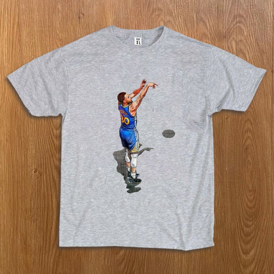 Digital Style  Stephen Curry Playing Basketball Unisex T-Shirt