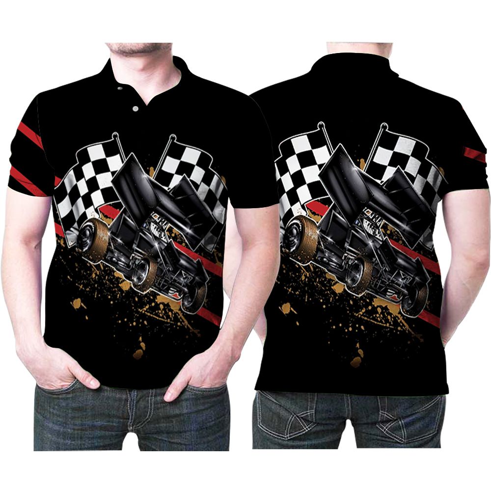 Dirt Racing Cool Cars Extreme Sports 3d Printed Gift For Racers Fans Polo Shirt All Over Print Shirt 3d T-shirt