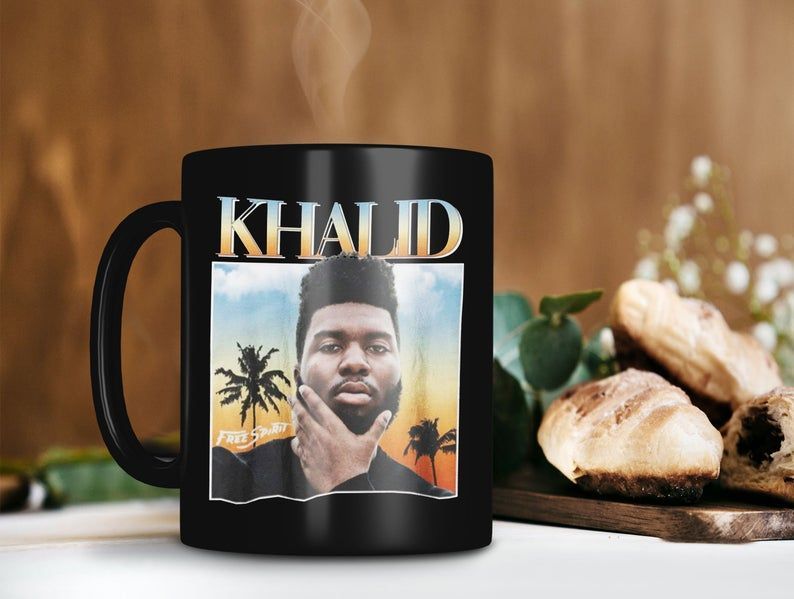 Dj Khalid Mug Khalid Donnel Robinson Mug Rap Hip Hop Mug Retro Vintage Mug Premium Sublime Ceramic Coffee Mug Black