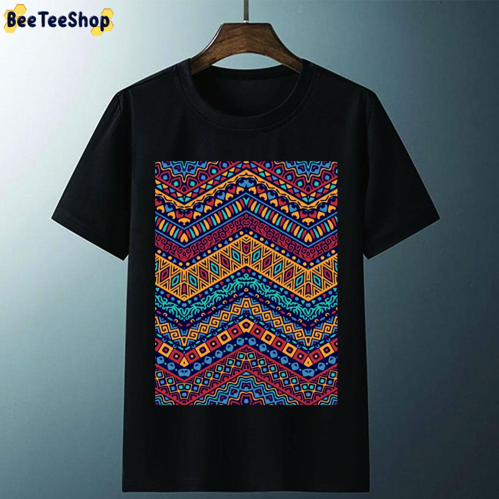 Ethnic Full Color Pattern Unisex T-Shirt