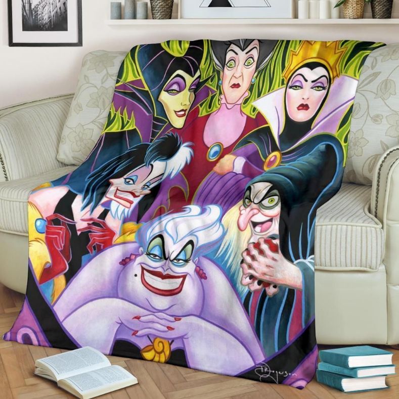 Favorite Villains Best Seller Fleece Blanket Gift For Fan, Premium Comfy Sofa Throw Blanket Gift