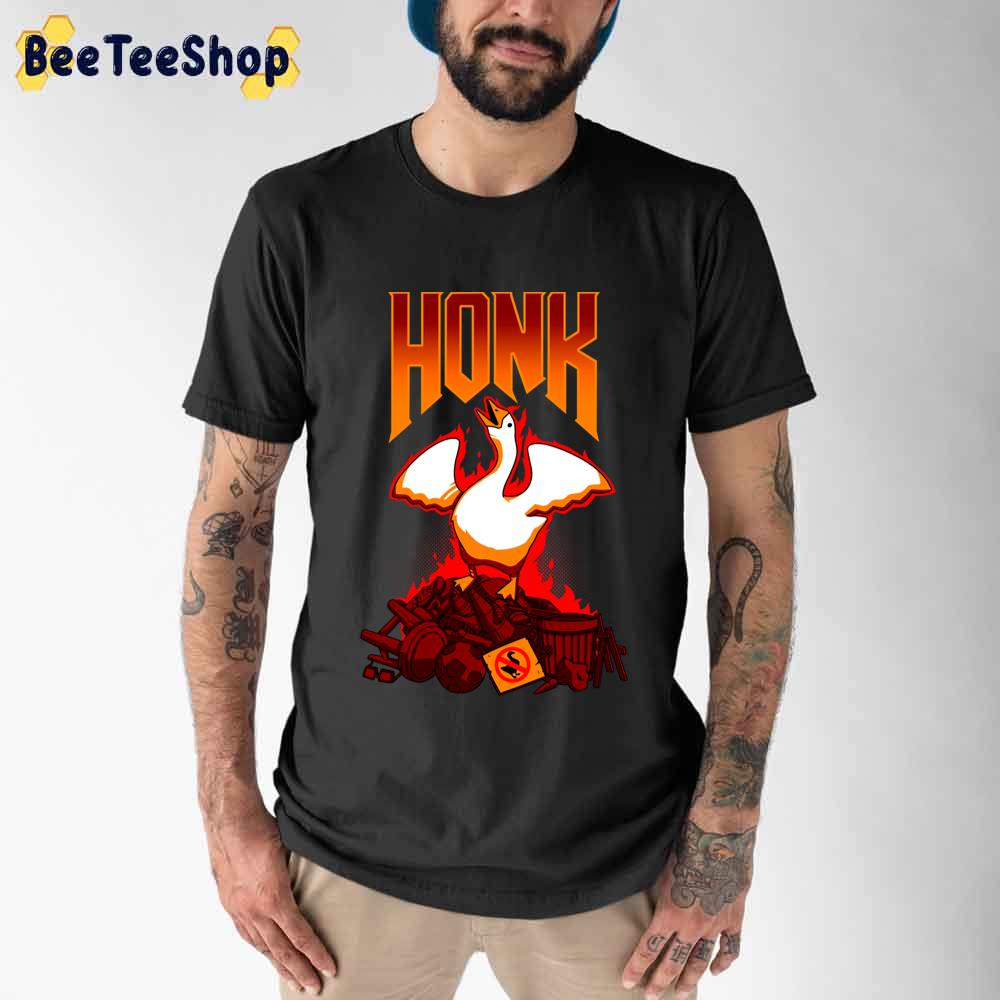 Fire Duck Honk Unisex T-Shirt - Beeteeshop