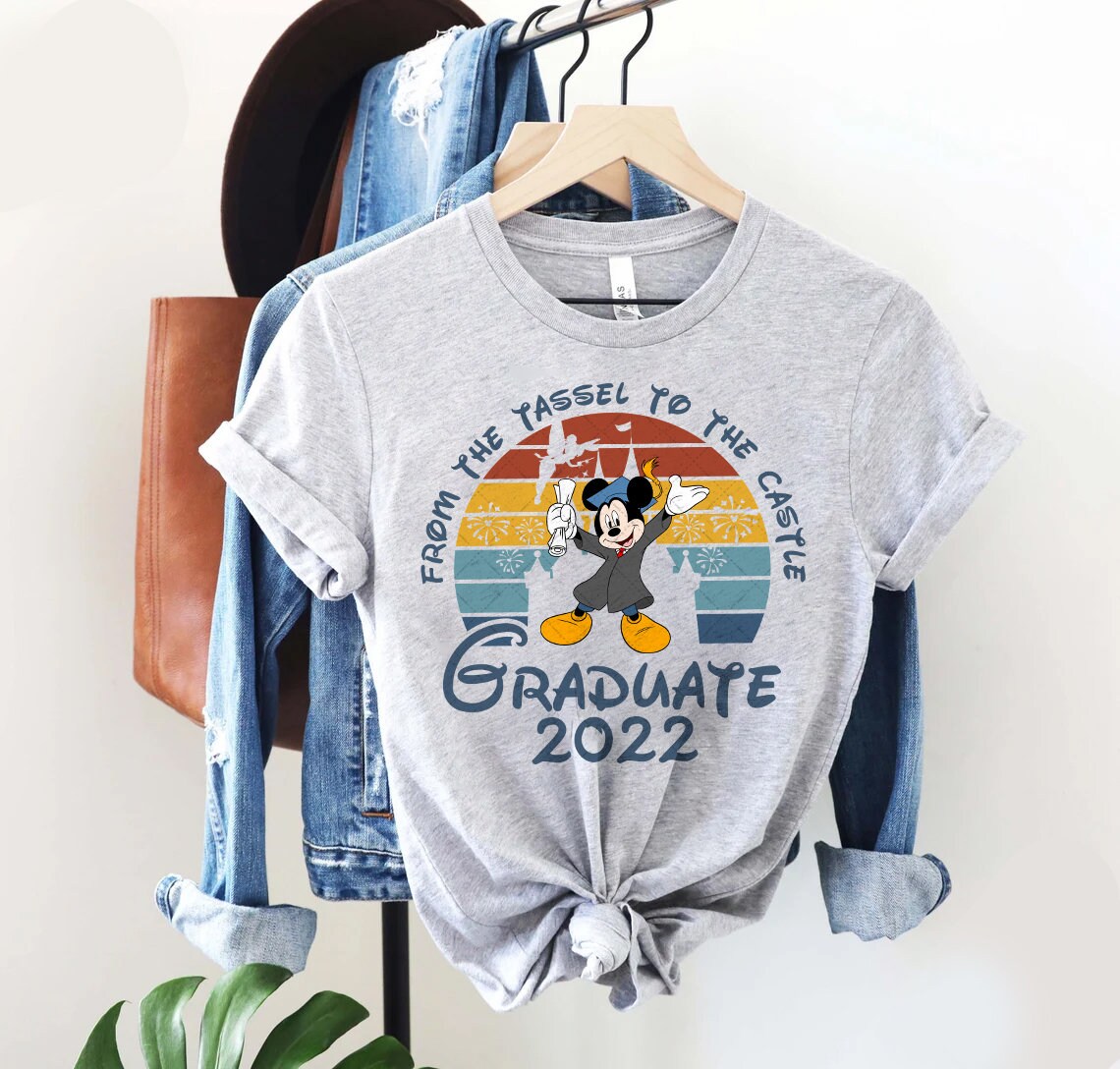 From The Tassel To The Castle Mickey Disney Graduation 2022 Unisex T-Shirt