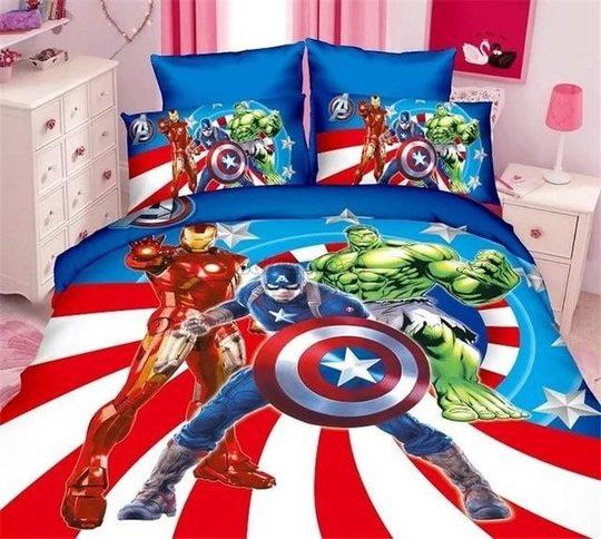 Funny Avengers Bedding Set