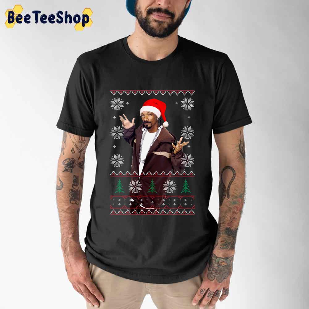 Funny Christmas Snoop Dogg Rapper Unisex T-Shirt