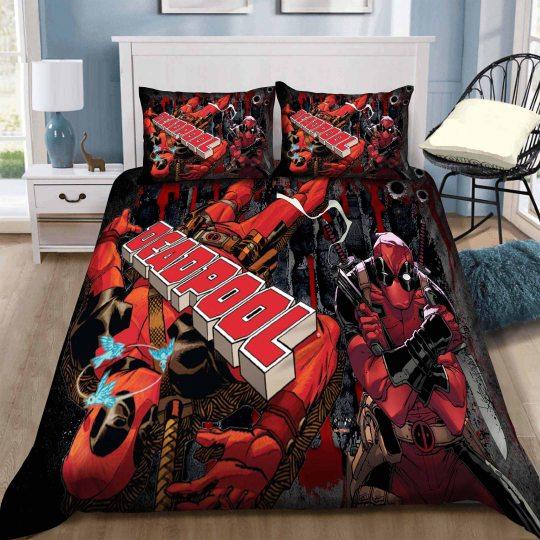 Funny Deadpool Bedding Set