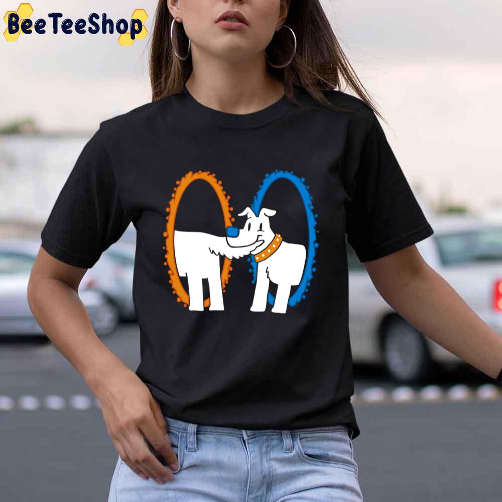 Funny Portal Pup Unisex T-Shirt