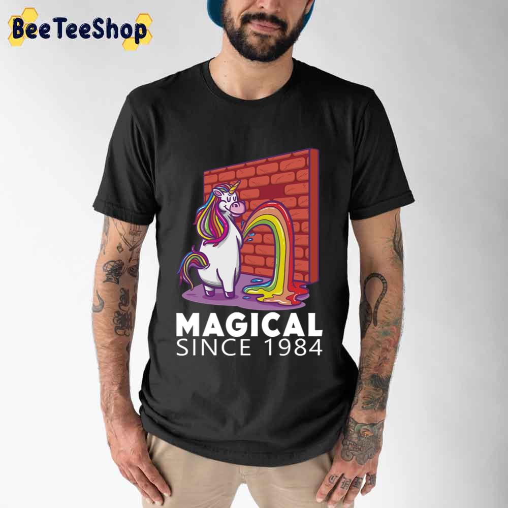 Funny Unicorn Magical Since 1984 Unisex T-Shirt