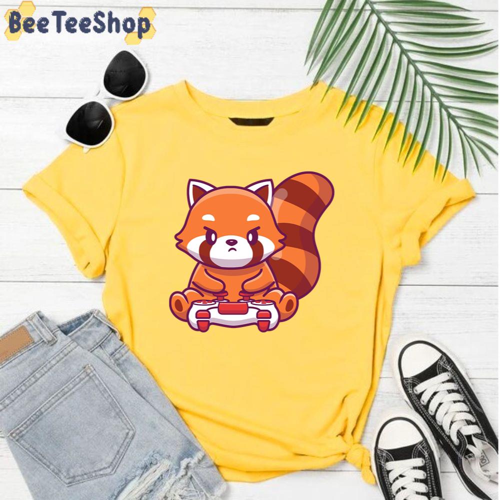 Gaming Red Panda Unisex T-Shirt