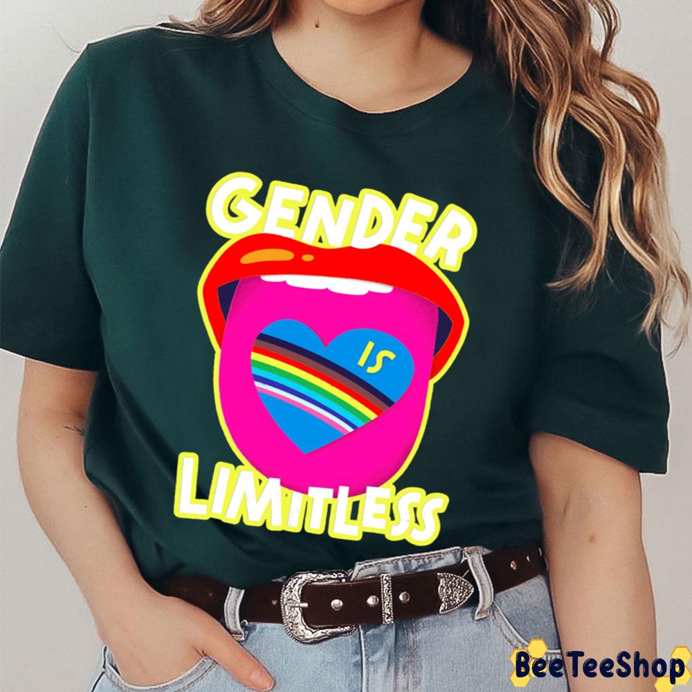 Gender Limitless Pride Allyship Happy Pried Month Unisex T-Shirt