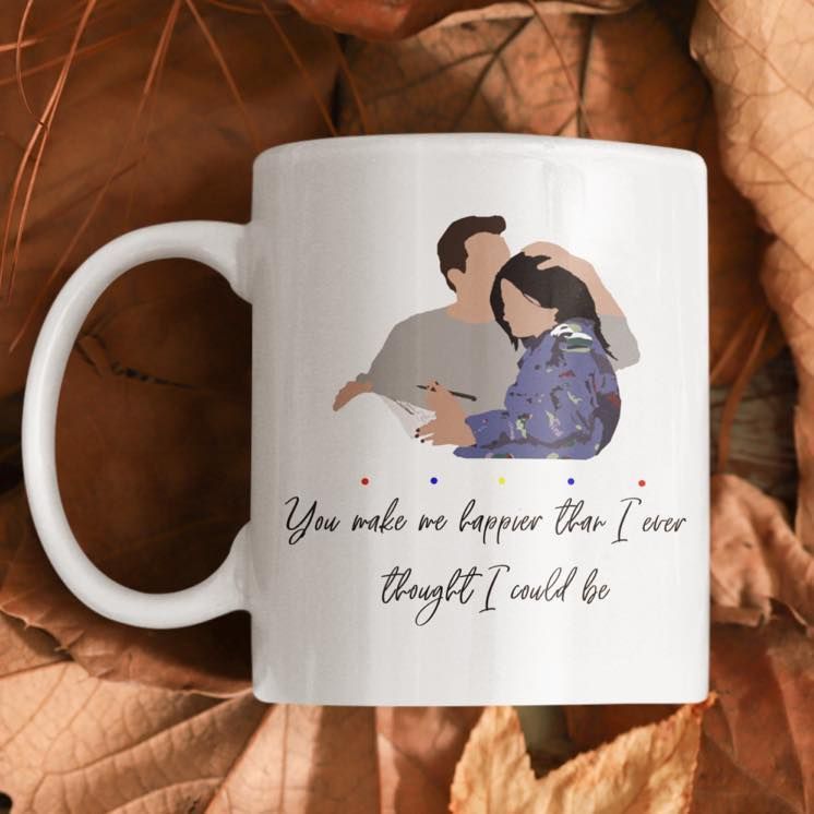 Gift For Wife Husband Couples Lovers White Mug You Love Make Me Happier Than I Ever Thought I Could Be Premium Sublime Ceramic Coffee Mug