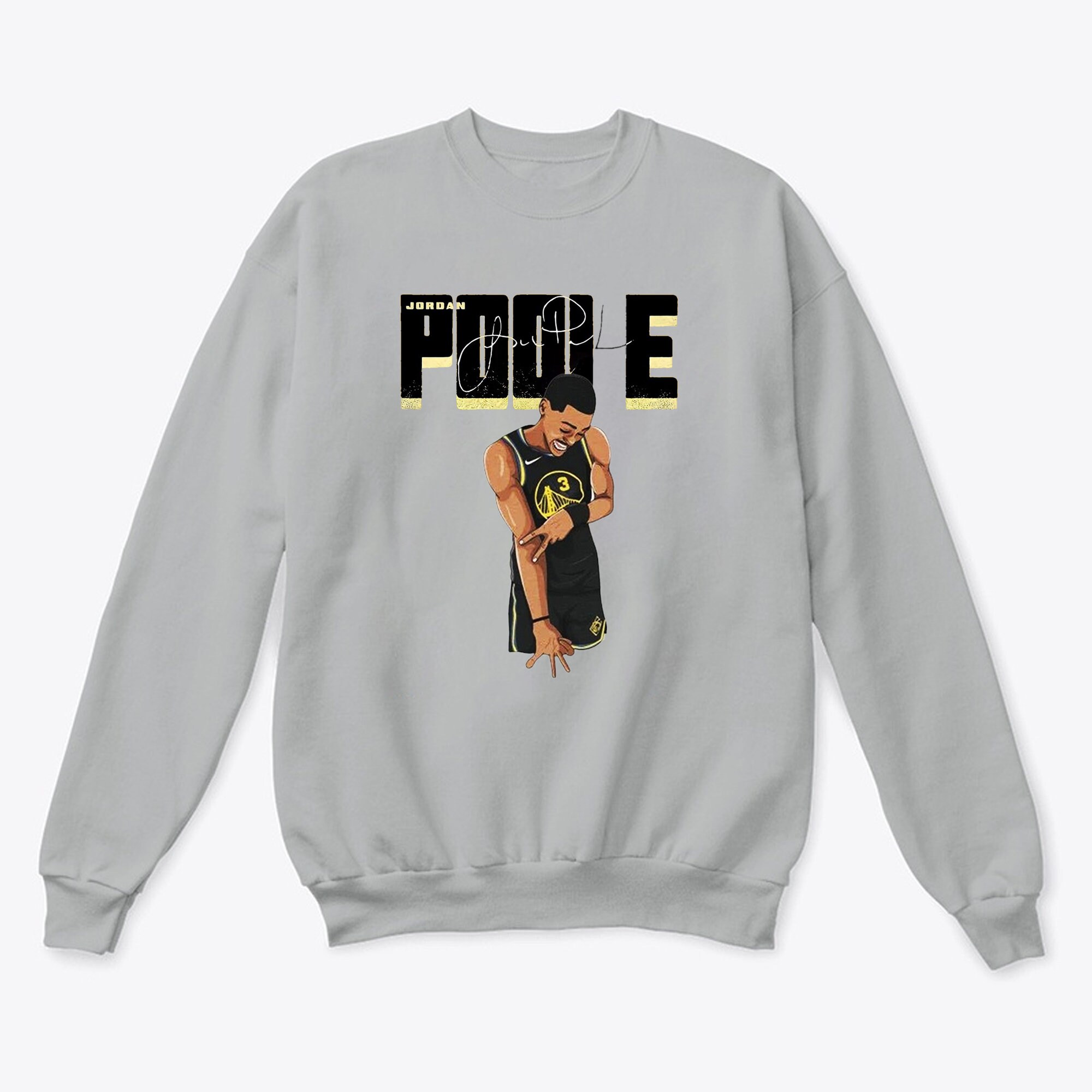 Graphic Jordan Poole Singature Warriors Basketball Unisex Sweatshirt