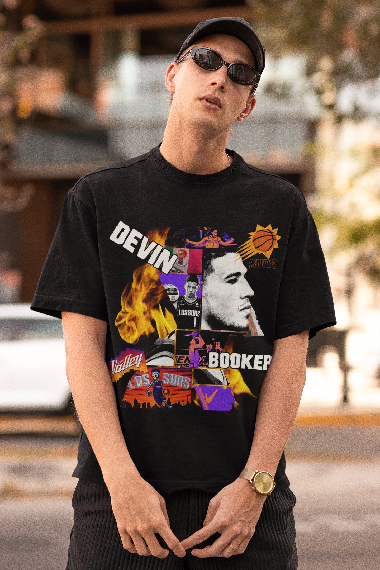 Graphic Style Devin Booker Phoenix Suns Basketball Unisex T-Shirt ...