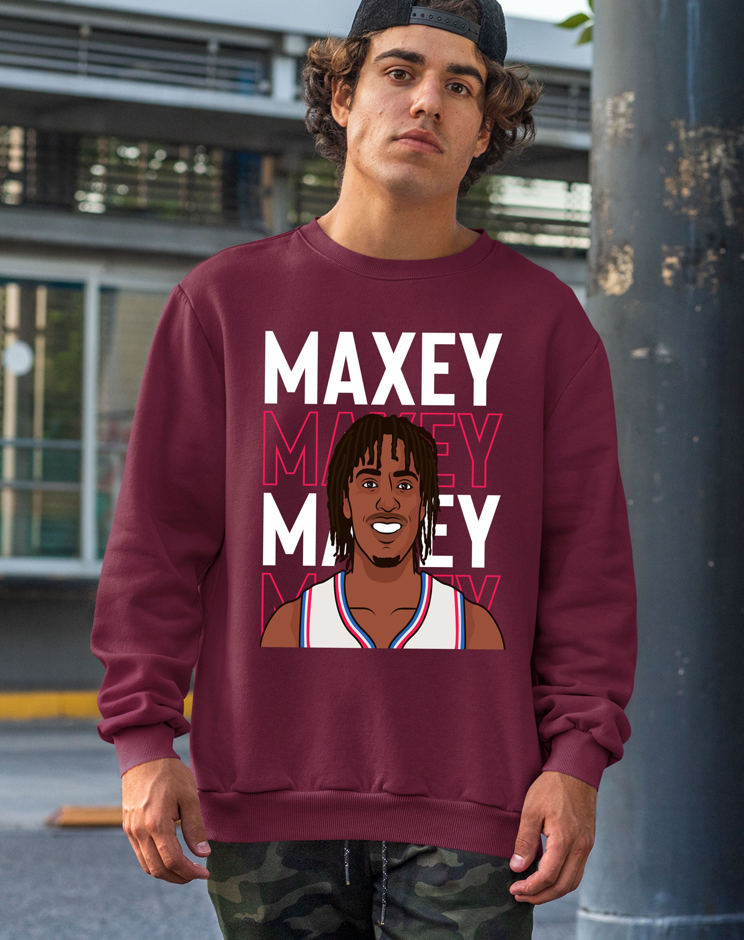 Graphic Tyrese Maxey Funny Basketball Lover Unisex T-Shirt