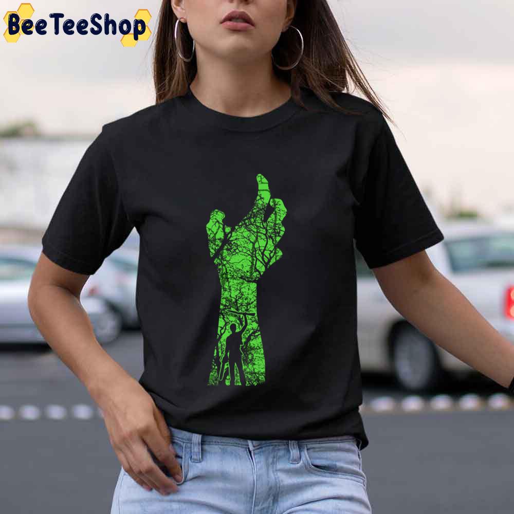 Green Evil Dead Hand’s Up Unisex T-Shirt