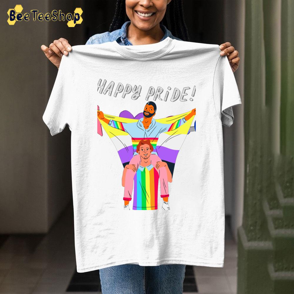 Happy Pride Pride Allyship Happy Pried Month Unisex T-Shirt