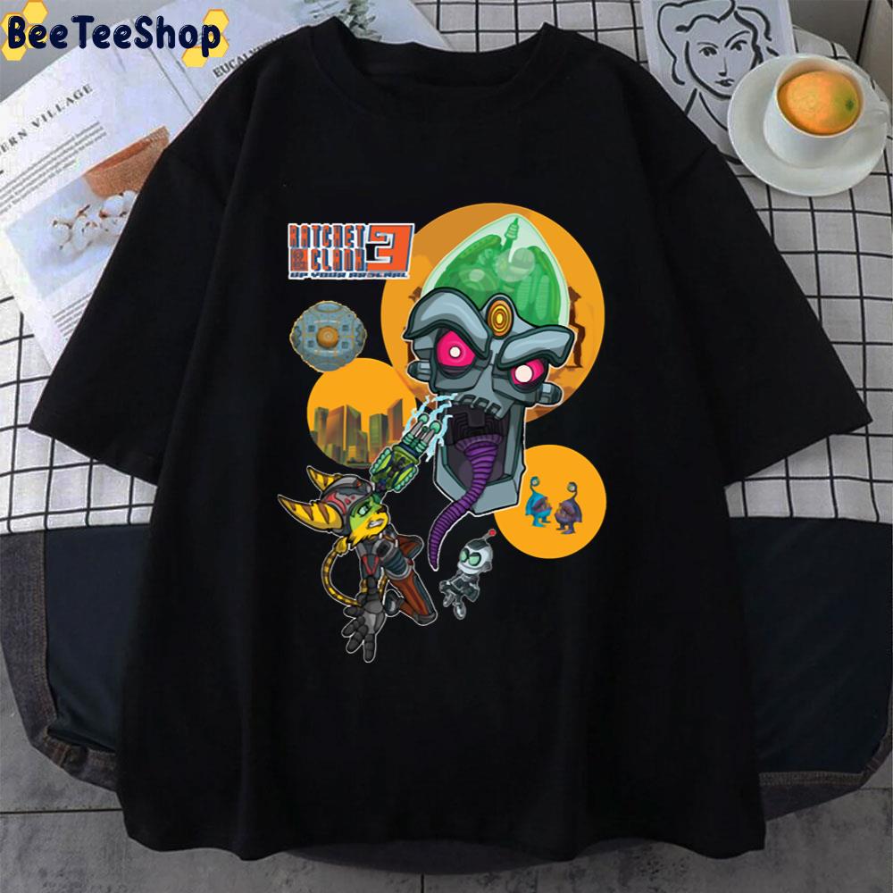 Hardship Mischievous Shooting Alluring Ratchet And Clank Clank 3 Alt Art Unisex T-Shirt