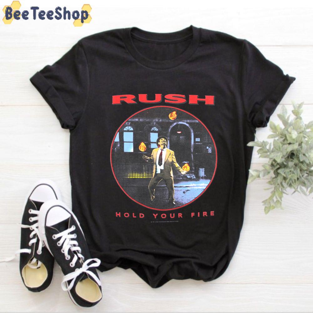 Hold Your Fire Tour Concert Rush 1987 Unisex T-Shirt