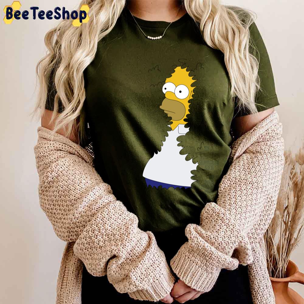 Homer In The Bushes Unisex T-Shirt