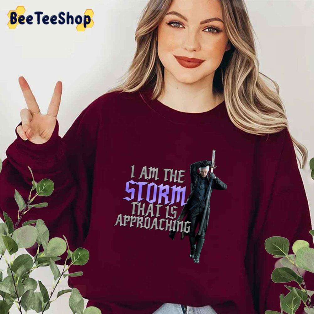 I Am The Storm That Is Approaching Vergil Devil May Cry 5 Special Unisex  T-Shirt - Beeteeshop