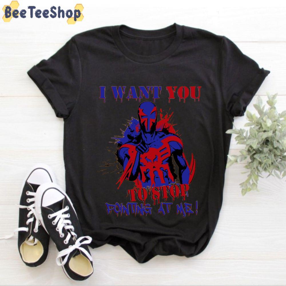 I Want You To Stop Pointing At Me Spider Pointer 2099 Graphic Unisex T-Shirt