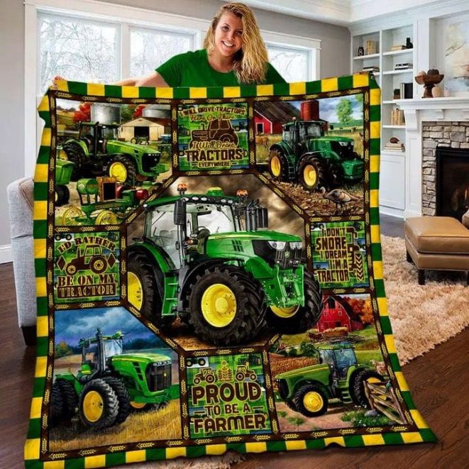 I Will Drive Tractors Here Or There I Will Drive Tractors Everywhere Proud Blanket