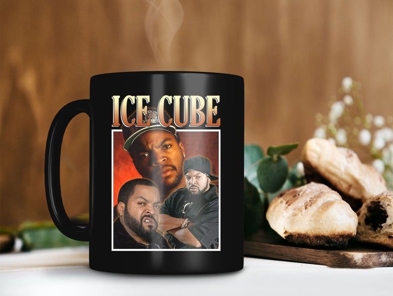 Ice Cube Mug O’shea Jackson Sr. Mug N.W.A Hip Hop Mug Gangsta Rap Mug Boyz N The Hood Mug Premium Sublime Ceramic Coffee Mug Black